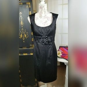 ⬇️PRICE DROP⬇️ 🎀Black satin cocktail dress🎀